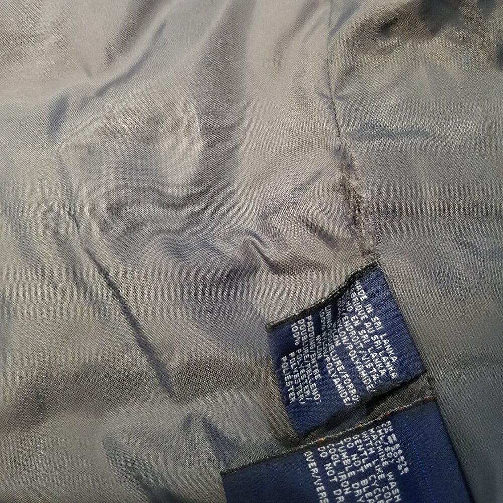 Tommy Hilfiger puffer jacket, size M in blue (or maybe dark gray) - Picture 14 of 16
